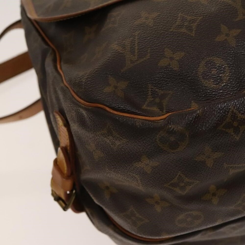 Authentic LOUIS VUITTON Monogram Saumur 35 Shoulder Bag M42254 LV - Picture 7 of 16